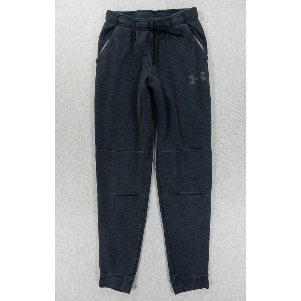 Under Armor Loose Fit Performance Training Pants (Youth Large) Faded‎ Black